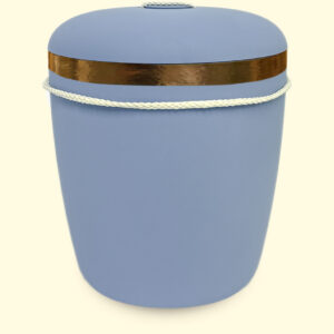 Blue cremation urn from site urnbt.com