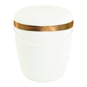 Light green cremation urn