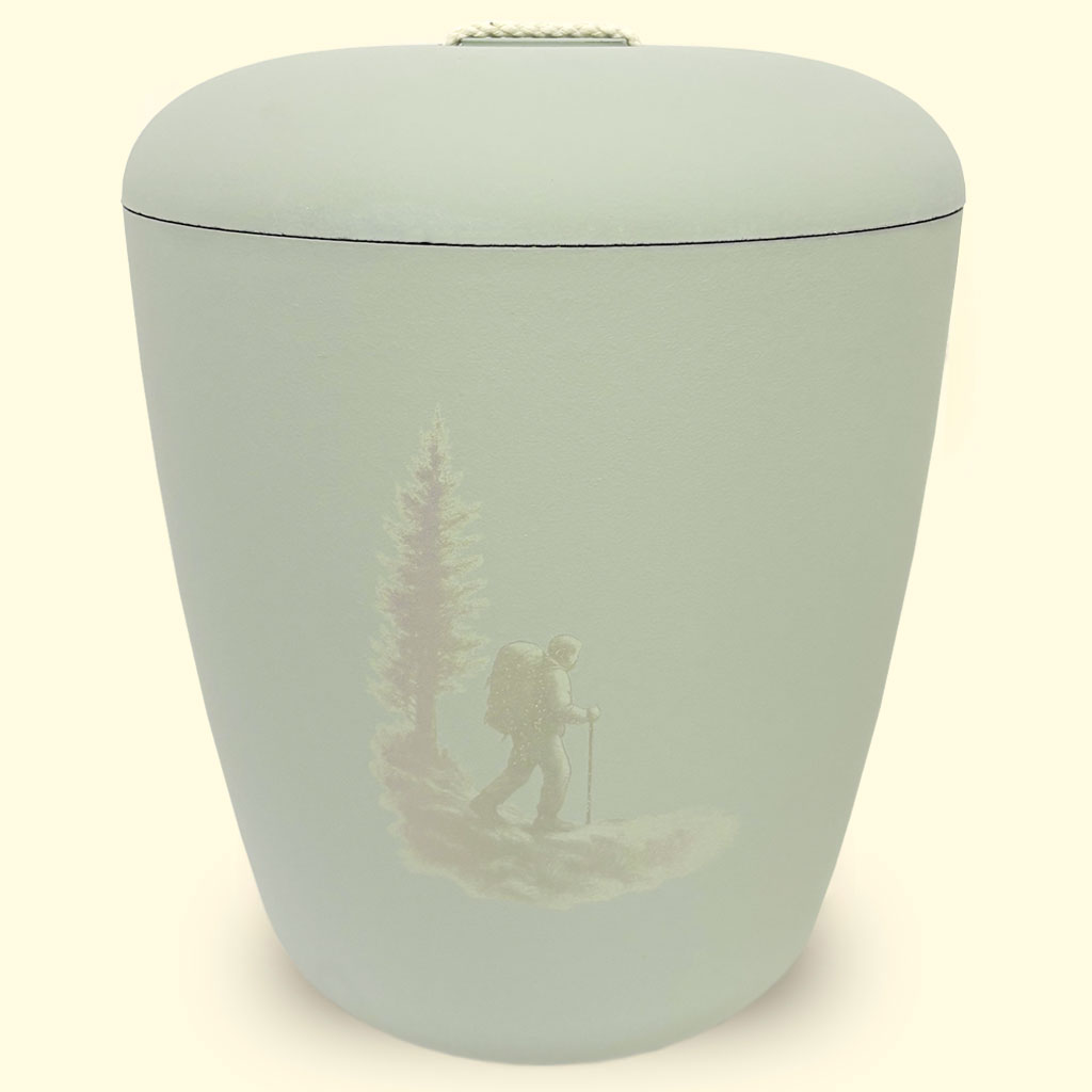 Green burial urn from site urnbt.com